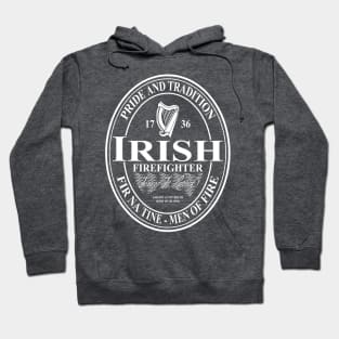 Irish Firefighter (oval) Hoodie